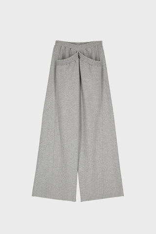 WIDE-LEG SWEATPANTS IN COTTON-JERSEY