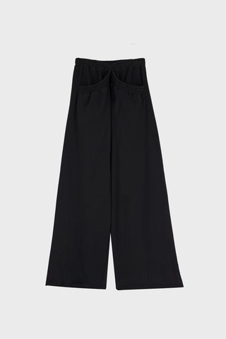 WIDE-LEG SWEATPANTS IN COTTON-JERSEY