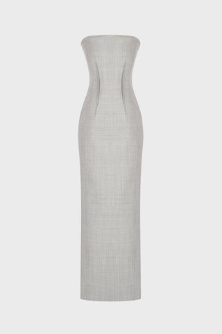 TAILORED MIDI DRESS IN VIRGIN-WOOL