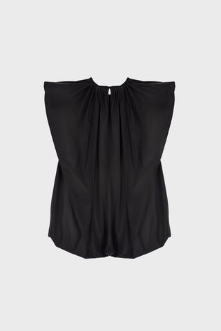 TAILORED TOP IN COTTON-POPLIN