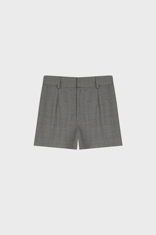 TAILORED MINI SHORTS IN MERINO-WOOL