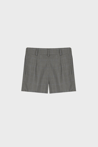 TAILORED MINI SHORTS IN MERINO-WOOL