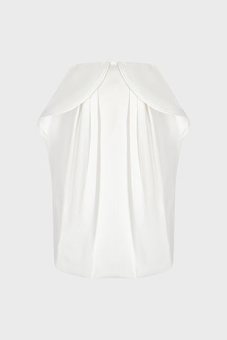 TAILORED MINI DRESS IN COTTON-POPLIN