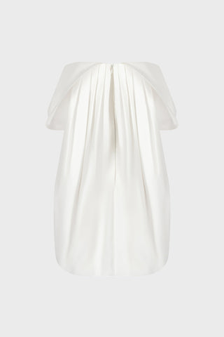TAILORED MINI DRESS IN COTTON-POPLIN