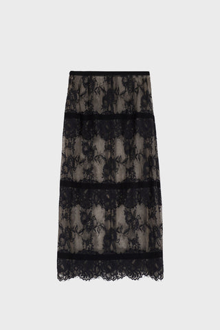 MIDI PENCIL SKIRT IN LACE