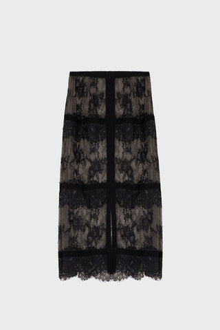 MIDI PENCIL SKIRT IN LACE