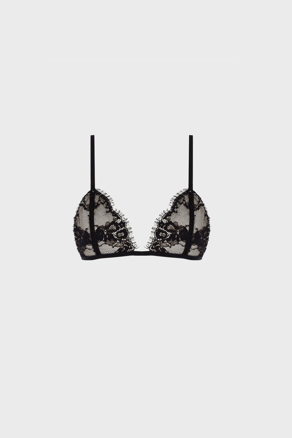 TRIANGLE BRALETTE IN LACE