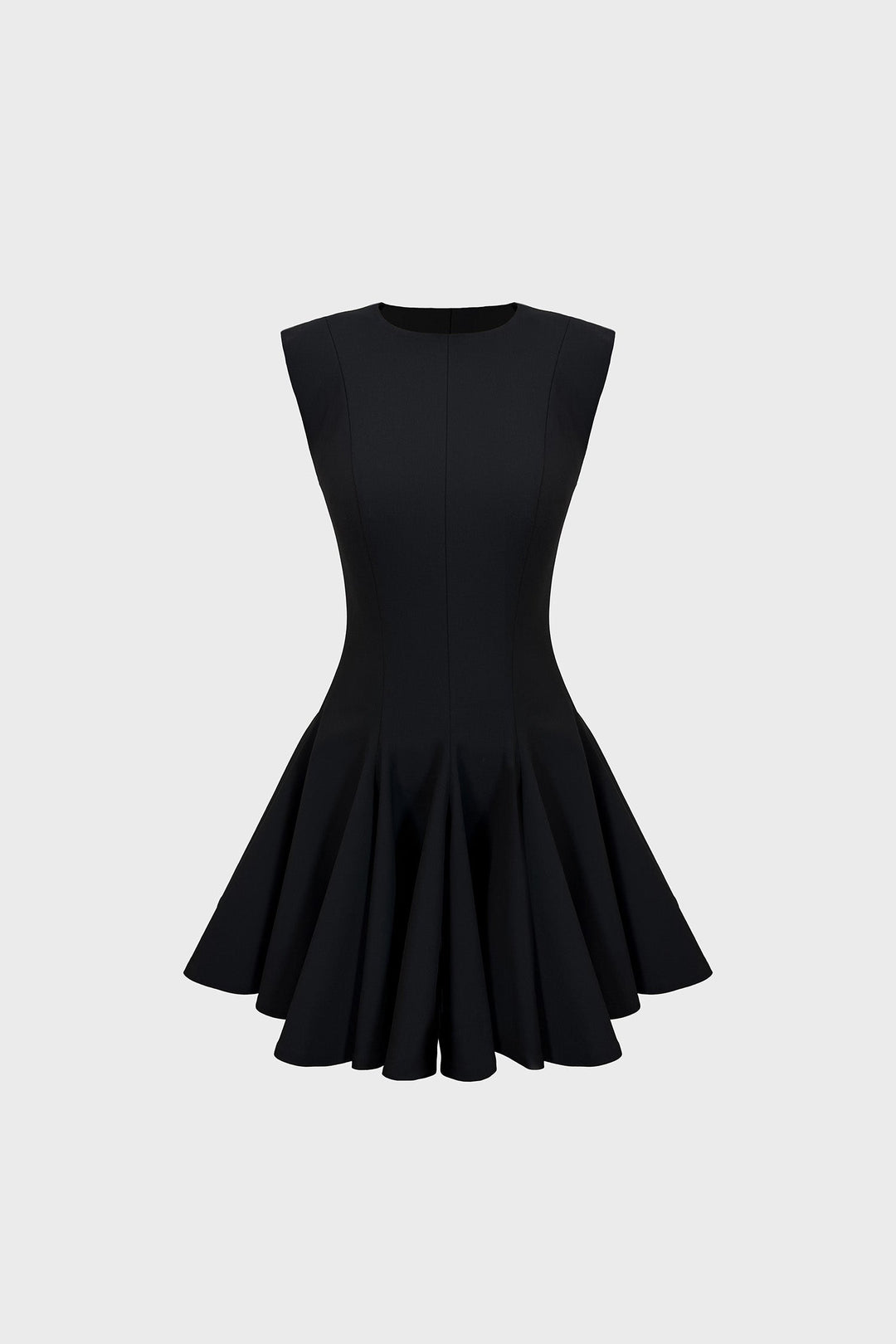 TAILORED PANELED DRESS IN WOOL