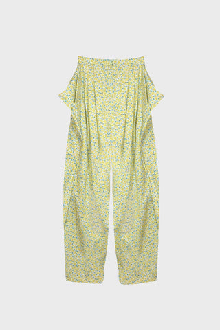 TAILORED SCULPTED PANTS IN TECHNICAL-COTTON