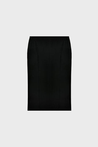TAILORED MIDI SKIRT IN WOOL