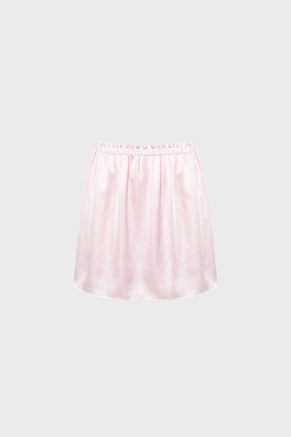 MINI SKIRT IN SATIN