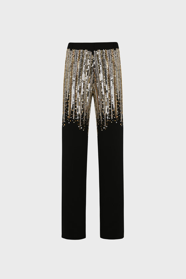 GALAXY EMBROIDERED COUTURE PANTS
