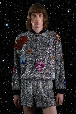 GALAXY EMBROIDERED COUTURE SHORTS GENERATION78