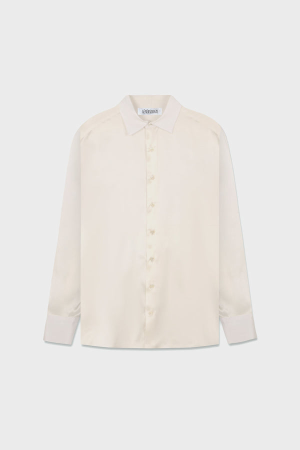 LOOSE-FIT SHIRT IN SILK