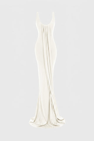 MAXI TANK DRESS IN VISCOSE-JERSEY