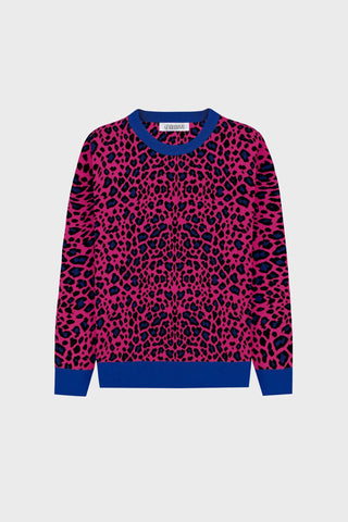 OVERSIZED CASHMERE-BLEND LEOPARD SWEATER GENERATION78