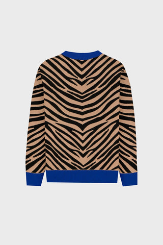 OVERSIZED CASHMERE-BLEND ZEBRA SWEATER GENERATION78