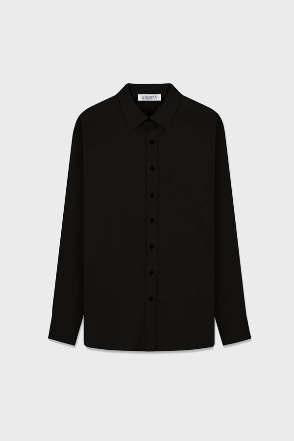 OVERSIZED SHIRT IN COTTON-POPLIN