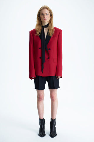 PLEATED TAILORED WOOL SHORTS GENERATION78