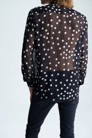 PUSSY-BOW POLKA-DOT SHIRT GENERATION78