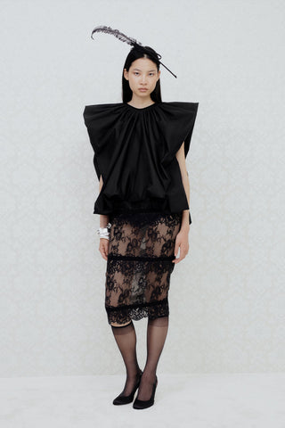 MIDI PENCIL SKIRT IN LACE