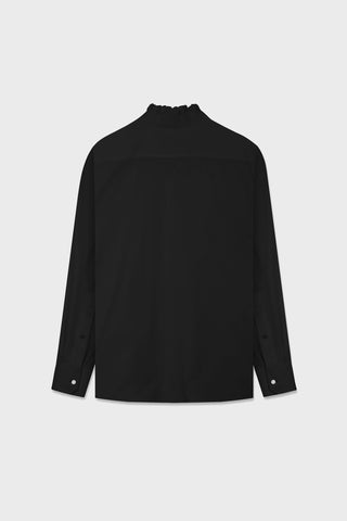 RUFFLED-NECK POPLIN SHIRT GENERATION78
