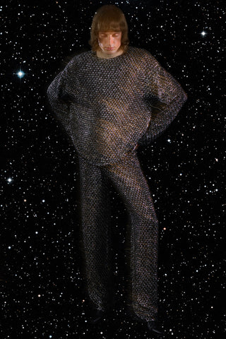 SEQUIN EMBROIDERED COUTURE PANTS GENERATION78