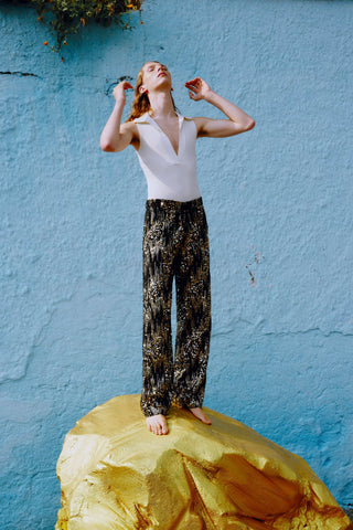 SEQUINED LOOSE-FIT PANTS GENERATION78