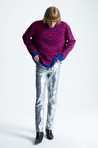 SEQUINED STRAIGHT-LEG PANTS GENERATION78