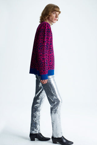 SEQUINED STRAIGHT-LEG PANTS GENERATION78