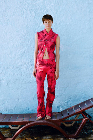 STRAIGHT-LEG JEANS IN TIE-DYE DENIM GENERATION78
