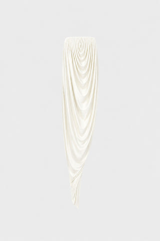STRAPLESS MAXI DRESS IN VISCOSE-JERSEY