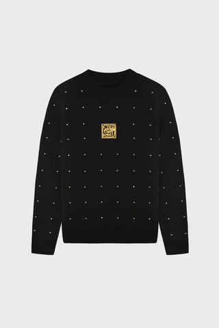 STUD EMBELLISHED OVERSIZED SWEATSHIRT GENERATION78