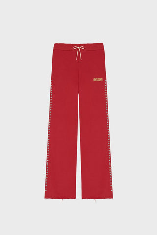 STUD EMBELLISHED WIDE-LEG SWEATPANTS GENERATION78