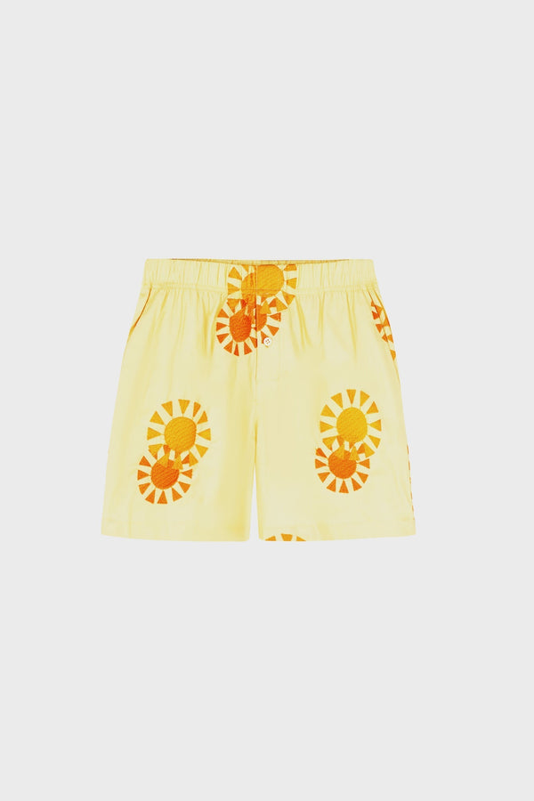 SUN EMBROIDERED SHORTS