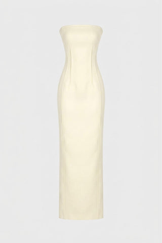 TAILORED MIDI DRESS IN VIRGIN-WOOL