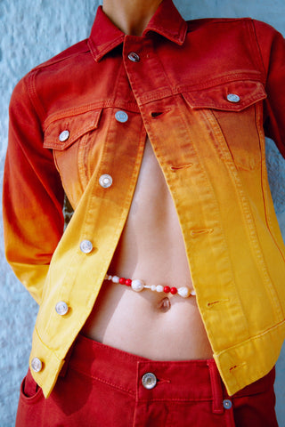 TRUCKER JACKET IN OMBRE DENIM GENERATION78