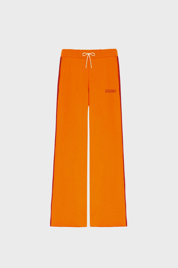 WIDE-LEG SWEATPANTS WITH GROSGRAIN BAND